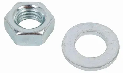 Obrázek produktu pro Alberts 853952: Matice a podložka, nerezová ocel, závit M6, sada 60 kusů