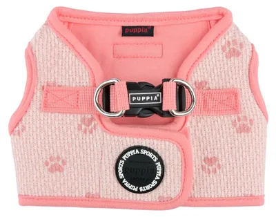 Hundegeschirr Pfotenmuster Rosa M
