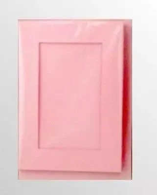 Immagine prodotto di Biglietto Passepartout + busta rosa chiaro 5 pz