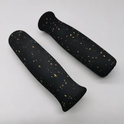 Produktbild von Fahrradgriffe Kork Lenker Griffe MTB Trekking Lenkergriffe Cork Bar Ends Schwarz