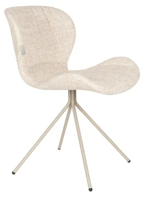 Produktbild von Esszimmerstuhl OMG 2er-Set, Beige mit Polsterbezug von Zuiver