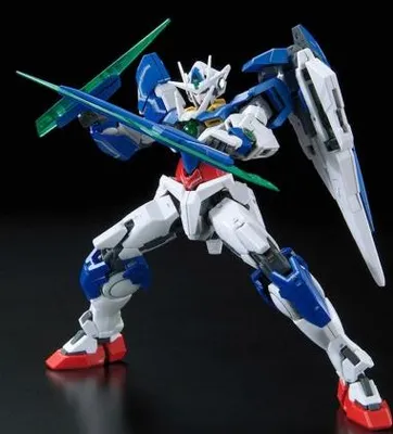 Imagen del producto de KIT DE MODELO BANDAI: GUNDAM RG, GUNDAM 00 QAN[T], escala 1/144, GUNPLA, ¡NUEVO! Bandai