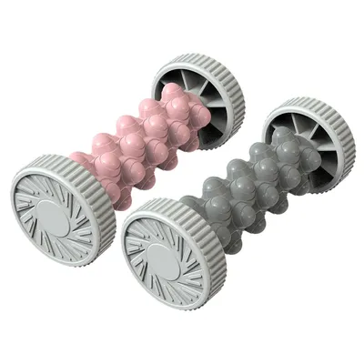 Produktbild von 2 Stück tragbare Fußmassage-Roller , Für Plantarfasziitis, lindert Fußgewölbe-,Fersensporn-,Druck- und Nervenschmerzen, ideal für Fußsohlenmassage