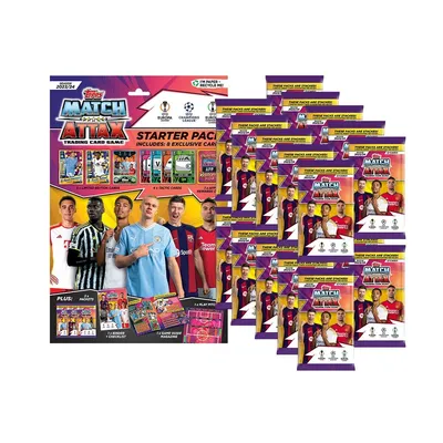 Produktbild von Champions League 2023/24 - Trading Cards - 1 Starter + 20 Booster