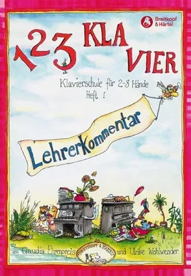 Obrázek produktu pro 1, 2, 3 Klavier. Lehrerkommentar zu Heft 1