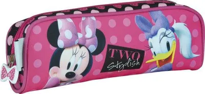 Zdjęcie produktu dla Piórnik Astra Minnie Friends z zamkiem błyskawicznym – kompaktowy piórnik do szkoły i na czas wolny