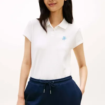 Immagine prodotto di Polos Mujer Del Marchio Tommy Hilfiger Del Modello Ww0ww49259 Bianco