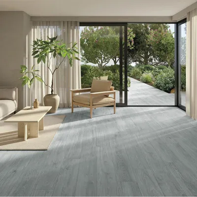 Produktbild von Livingandhome 36 Stück 5m² PVC Bodenbelag Laminatboden Holzdekor Selbstklebend 915x152x2mm