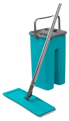 Image de Beldray Lave-sol avec seau d'essorage Mop de nettoyage Mop plat microfibre fonction essorage