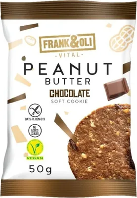 Produktbild von Frank&Oli Vegane Peanut Butter Schoko Cookie 50g