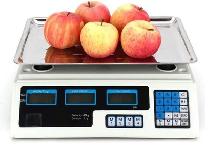 Productafbeelding van Digitale Prijsberekenweegschaal tot 40 kg met LCD-Display en Tarrafunctie