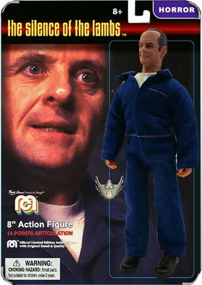 Obrázok produktu pre Akčná figúrka Hannibal Lecter z filmu Mlčanie jahniat 20 cm