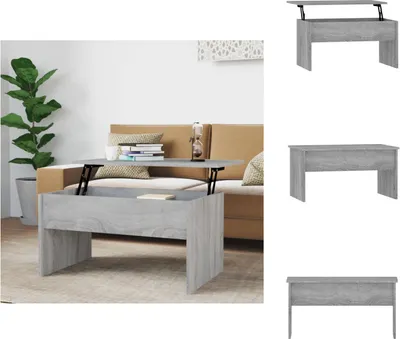 Obrázek produktu pro vidaXL Konferenční stolek šedý Sonoma 80x50,5x41,5 cm materiál na bázi dřeva - Konferenční stolky