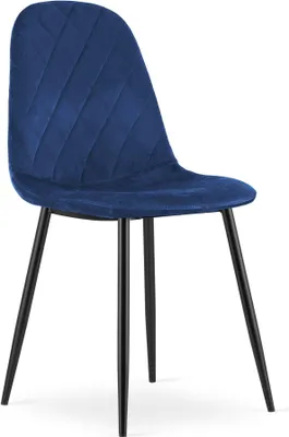 Immagine prodotto di Sala da pranzo, soggiorno, ufficio Sedia ASTI - velluto blu scuro