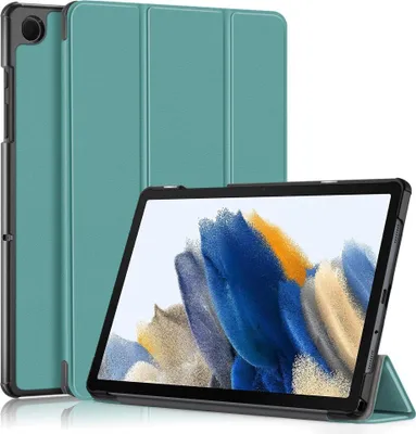 Produktbild von Samsung Galaxy Tab A9 Plus Hülle - Tri-Fold Ständer Klapphülle mit Schlaf/Wach-Funktion - Grün