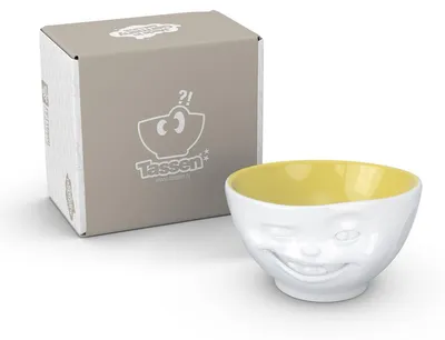 Produktbild von FIFTYEIGHT Schale 500ml  - Zwinkernd  innen Safran