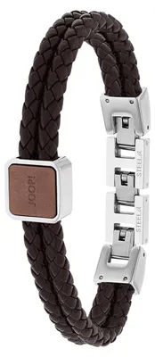 Produktbild von Joop! - Herren Armband Edelstahl - Braun - JOO-B0040