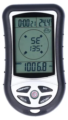 Digitaler Höhenmesser -700~9000m, Barometer, Kompass, Thermometer