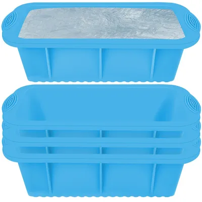 Produktbild von Solidchoice – Eiswürfelformen, extra groß, 4er-Pack für optimale Kühlung