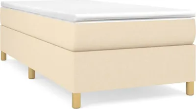 Produktbild von vidaXL Boxspringbettgestell Creme 90x200 cm Stoff