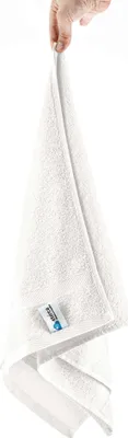 Immagine prodotto di set di asciugamani in spugna Carli - 100% cotone - Oekotex 500 GSM - Asciugamani da bagno in spugna - Asciugamani grandi, asciugamani 50x100 cm - Bianco