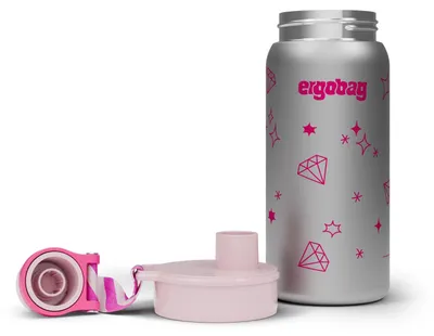 Produktbild von Ergobag Glitzer Edelstahl Trinkflasche