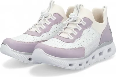 Produktbild von Rieker Damen Sneaker weiss kombi, Damen:37 EU