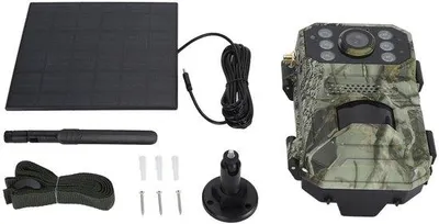 Productafbeelding van Wildcamera 4K, 14MP - 4G LTE - Bewegingsdetectie - Nachtzicht - Groothoeklens 120° - Waterdicht (IP66)