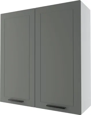 Produktbild von XL Küchenhängeschrank Kvantum 90x96cm 2-türig weiß dust grey (Q-W4/90)