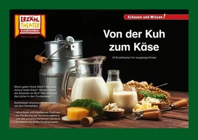 Obrázek produktu pro Von der Kuh zum Käse / Kamishibai Bildkarten
