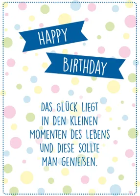 Produktbild von Geburtstag - A4 - Glückwunschkarte im Format 21 x 29,7 cm mit
