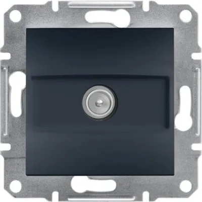 Produktbild von TV-Wandsteckdose 8dB anthrazit Asfora EPH3200371 Schneider Electric