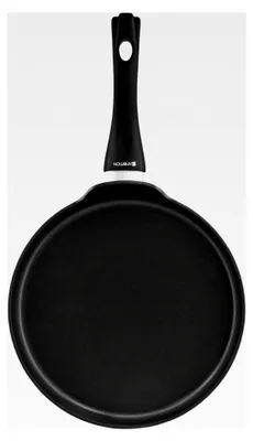 Produktbild von Pfannkuchenpfanne 25 cm aus geschmiedetem Aluminium, geeignet für alle Herdarten, antihaftbeschichtet