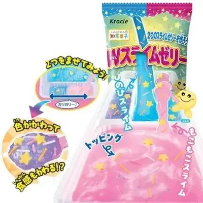 Produktbild von Kracie | Diy Double Slime Gel - 26g - Bunt - Slime Gel - Japanische Süßigkeiten
