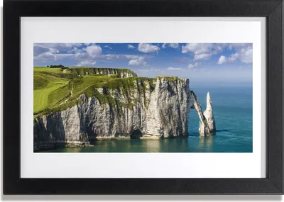 Produktbild von Bild 30x20 MDF-Rahmen Wandkunst Cliff Rock Meerküste