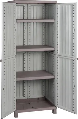 Obrázek produktu pro Terry Store-Age C- Wood 2680, Skříňka, Podlahový, Skříňka u zdi, 3 police/polic, 2 dveře/dveří, Světle hnědošedá