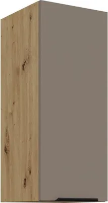Immagine prodotto di Mobile cucina superiore LUNARA - larghezza 30 cm, beige scuro / rovere artigianale