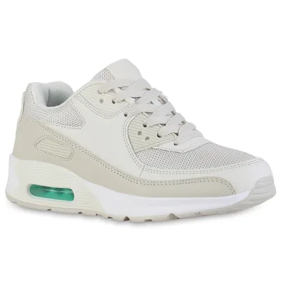 Produktbild von VAN HILL damskie buty sportowe buty do biegania sportowe sznurowane buty profilowana podeszwa buty 840215, Kolor: Beżowy, Rozmiar: 37