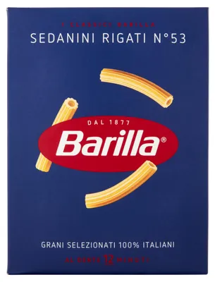 Image de Barilla Sedanini Rigati, n°53, 500 g