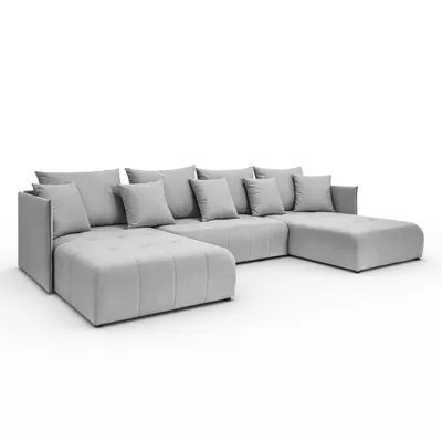 Produktbild von Ecksofa APOLLO U mit Schlaffunktion und Bettkasten Castel 82