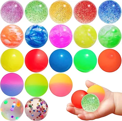 Productafbeelding van Flummies voor kinderen - Set van 20 - 32 mm - Kinderverjaardag