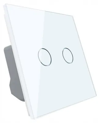 Image de Livolo Interrupteur Tactile DoubleCroisée Blanc