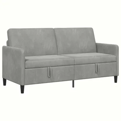Produktbild von vidaXL Sofa mit Stauraum Hellgrau 172 x 78 x 87 cm Polyester