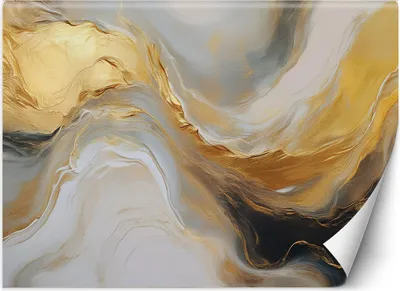 Produktbild von Vlies fototapete Abstrakte Marmor Textur Gold Grau 350x245 cm Feeby Gold inkl. Kleber einfache Montage