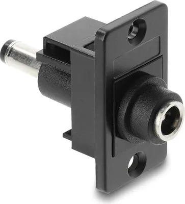 Produktbild von DELOCK Panel Mount DC 5,5x2,1mm Bu. zu DC 5,5x2,1mm stecker