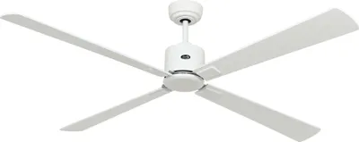 Produktbild von Energiespar Deckenventilator mit Fernbedienung Eco Neo III WiFi 152 cm Weiß Flügel Weiß / Lichtgrau