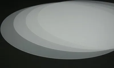 Produktbild von Tischset transparent abwaschbar 38 cm rund 4-teilig