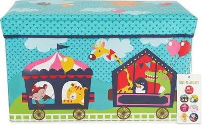 Productafbeelding van Famanu opbergbox met deksel – Kinderen, circusdesign