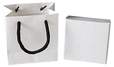 Produktbild von Set Schmuck-Geschenktasche, schlichtes Design, staubdicht, ultraleicht, einfarbig, feine Textur, kratzfest, Aufbewahrung für Schmuck, Halsketten und Ohrringe, inklusive Geschenktüte, Hochzeitszubehör