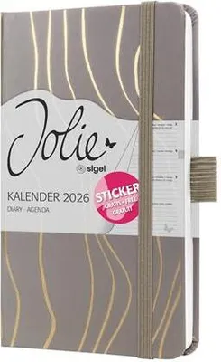 Produktbild von Wochenkalender Jolie 2026, ca. A6, braun